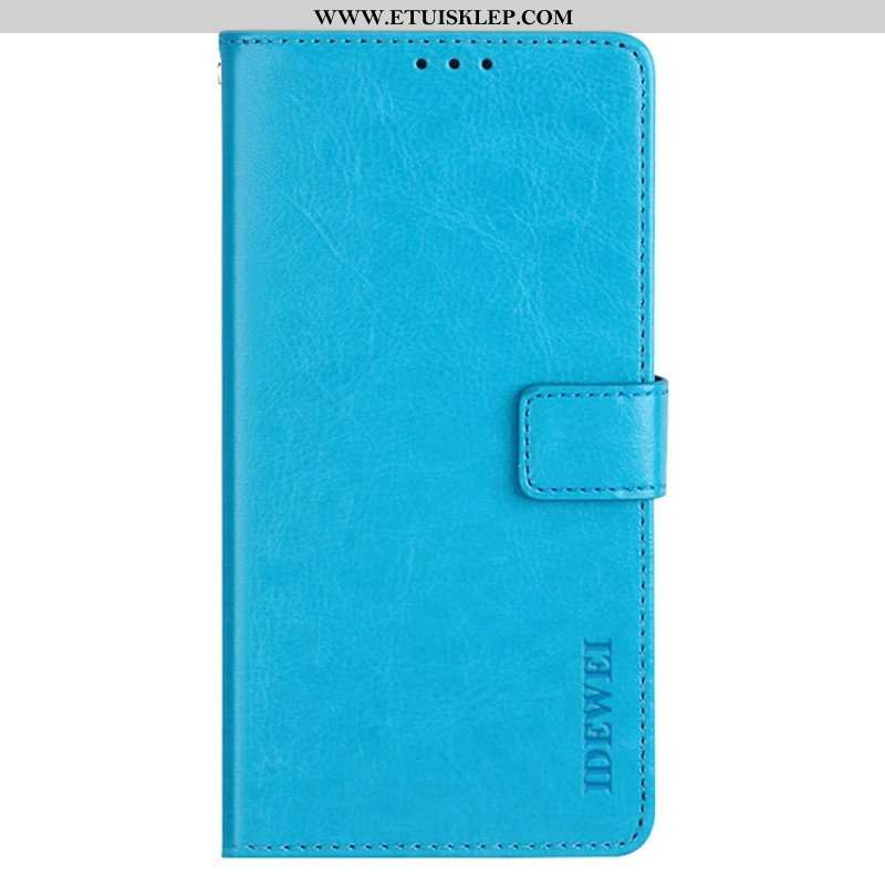 Etui Folio do Realme 9i Sztuczna Skóra Idewei